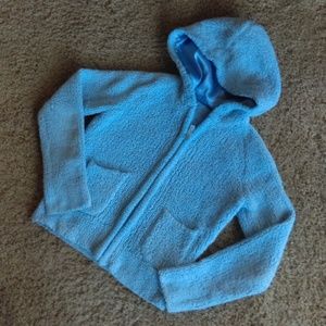 GAP cozy, fleecy light blue sweatshirt